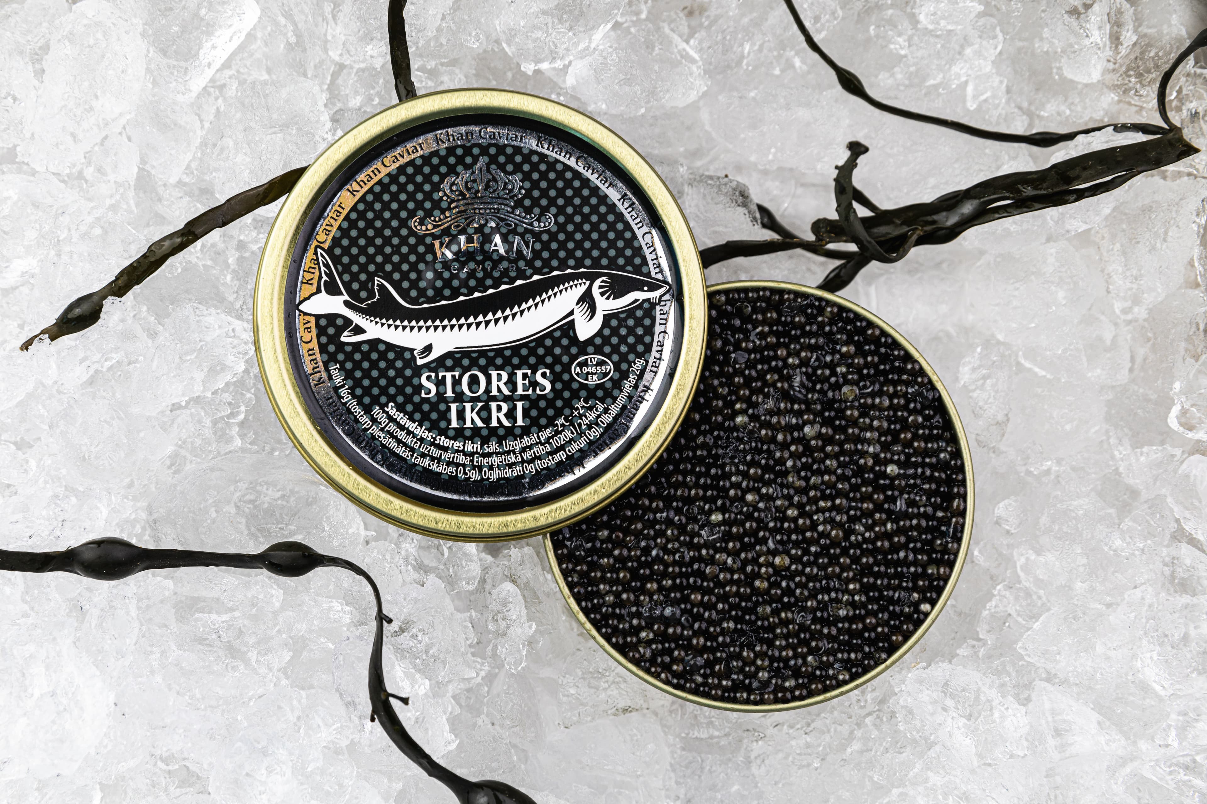 Siberian
Sturgeon Caviar (Acipenser Baerii)