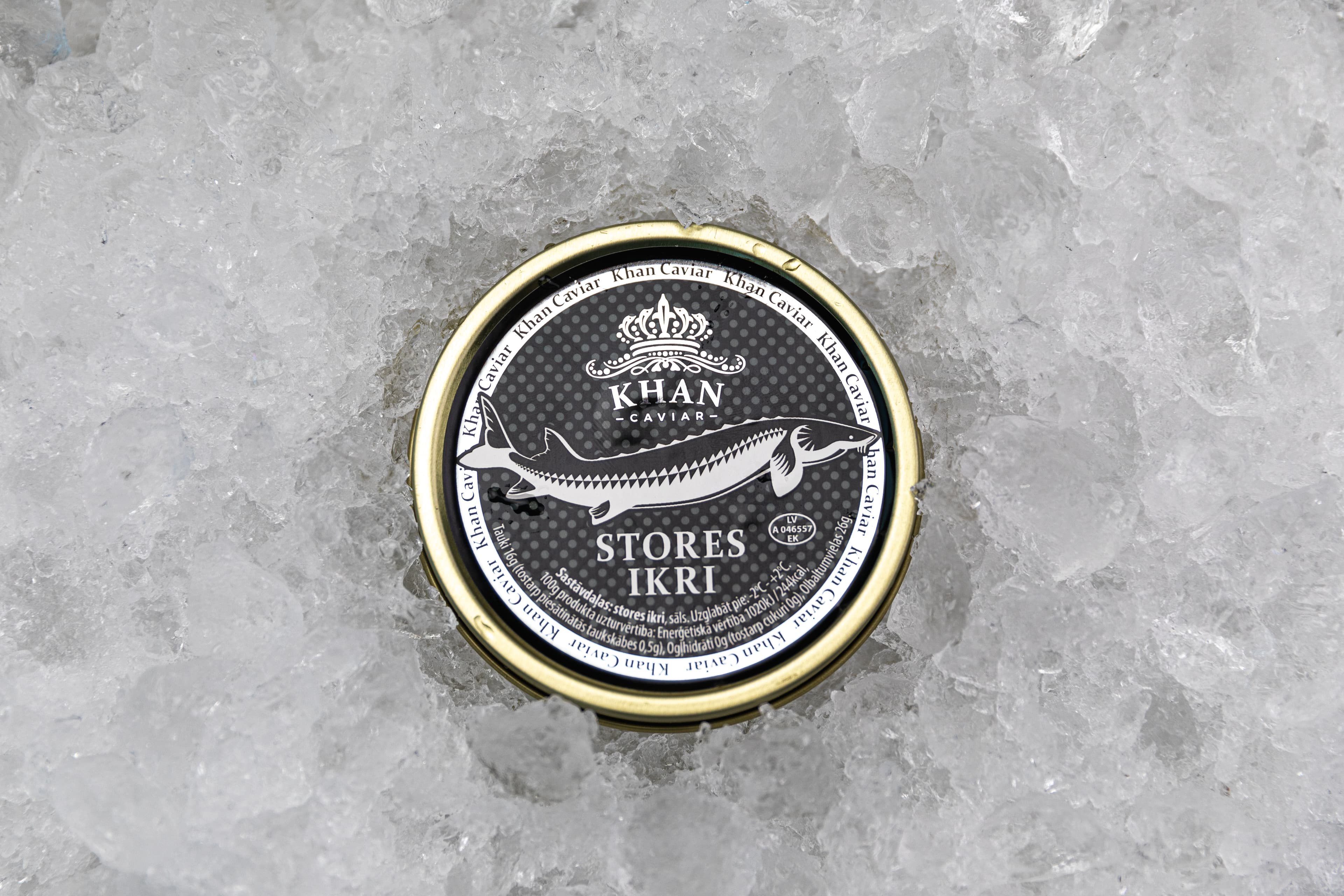 Siberian
Sturgeon Caviar (Acipenser Baerii)